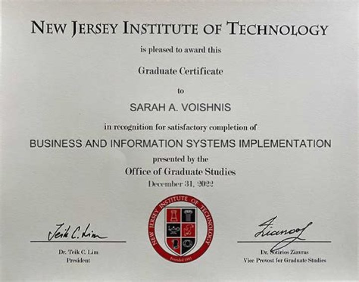 Merit Awards Scholarships To Study at USA (New Jersey Institute of Technology) February 2024