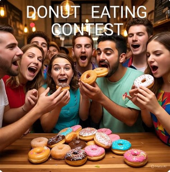 Moline High School students’ Share Joys fundraiser starts with donut eating contest