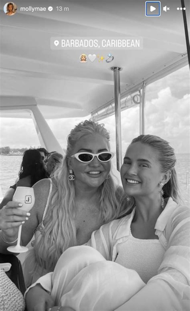 Molly-Mae Hague stuns in bikini selfie as torrential rain puts dampener on £10k-a-night family holiday with Tommy Fury