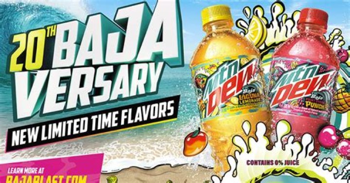 MTN DEW Officially Unveils Two New Baja Blast Flavors