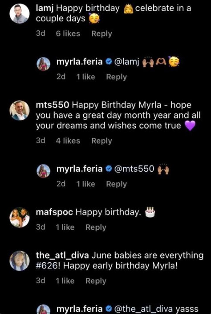 Myrla Feria shares steamy birthday cake photos