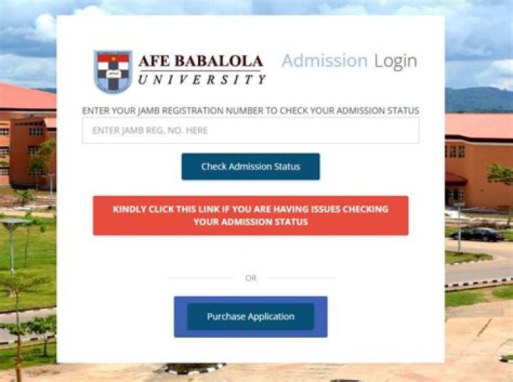 New: ABUAD ABISC Admission Portal 2022/2023