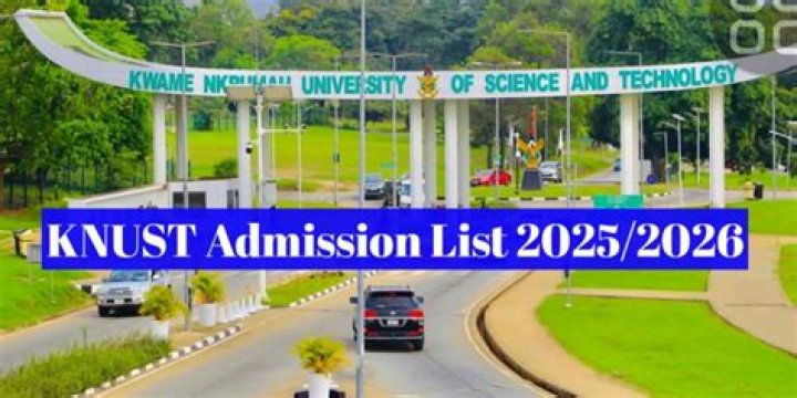 New: KNUST Admission List, Status And How to Print KNUST Admission Letter - knust.edu.gh - 2024
