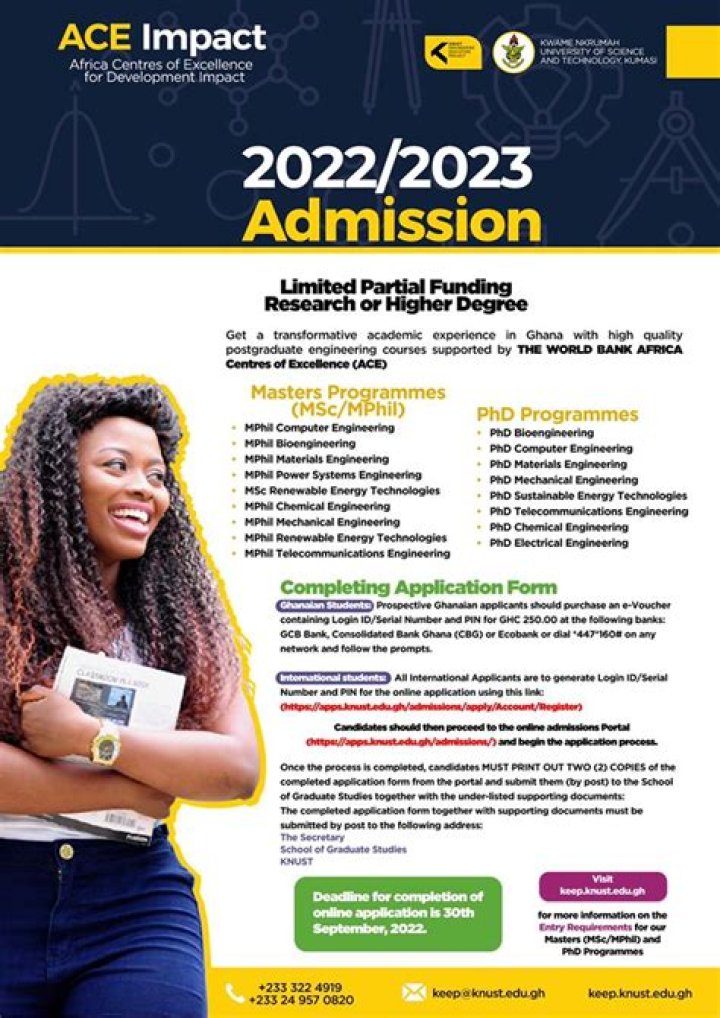 New: KNUST Courses 2022/2023 | Full List Of Courses Offered