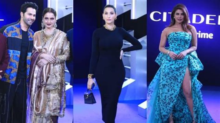 Nora Fatehi's 'oops moment' in hot skintight bodycon dress during Citadel premiere, video goes viral