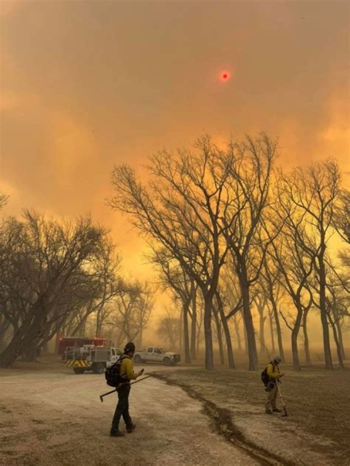 Nuclear weapons facility shut down as out-of-control wildfires scorch Texas Panhandle