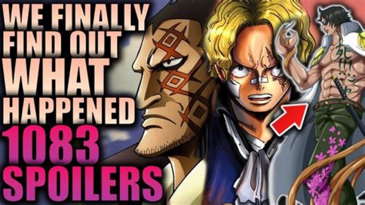 One Piece Chapter 1083 Spoilers, Raw Scans and Leaks Release Date Confirmed