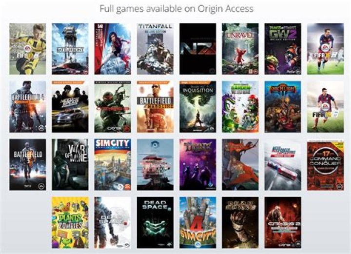 Origin Access Games for October