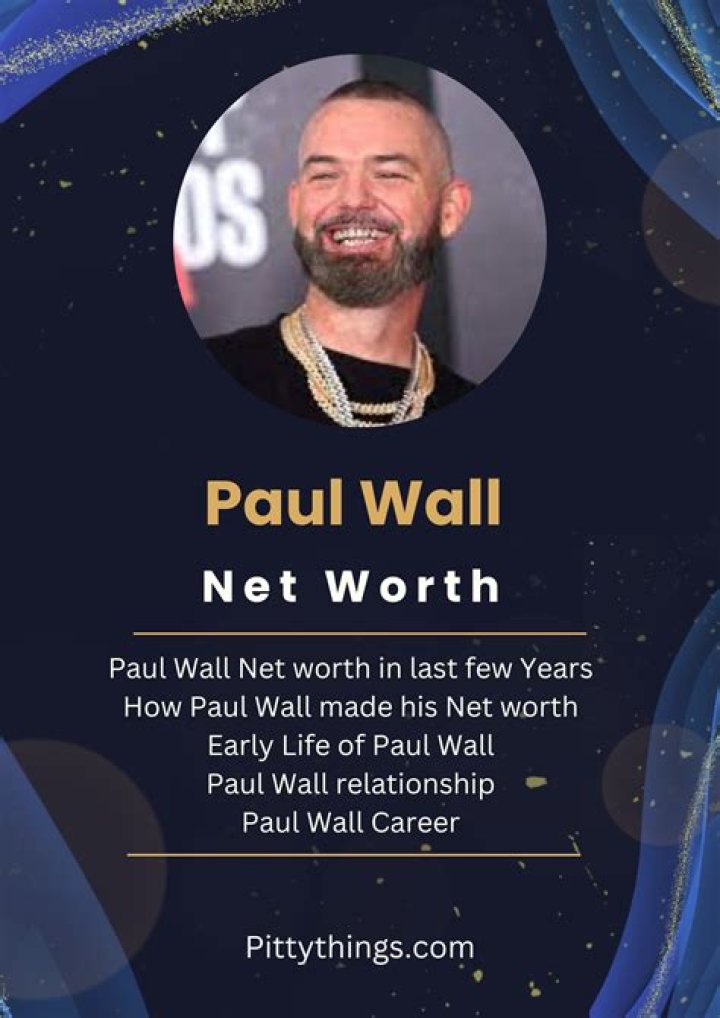 Paul Wall Net Worth 2023-24, Age, Height, Wife & Family