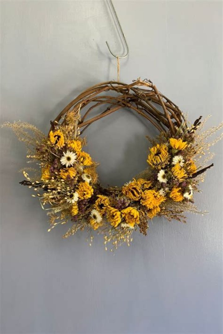 Pick a Dried Floral Wreath To Spruce Up Your Front Door
