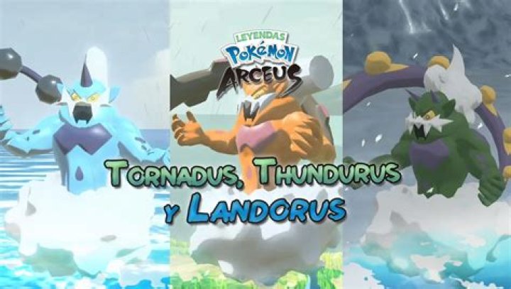 Pokémon Legends: Arceus - Catch Landorus, Thundurus, & Tornadus |