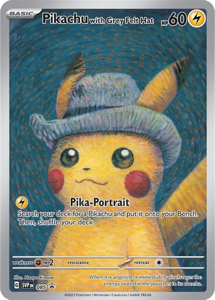Pokemon to Bring Back Infamous Pikachu Van Gogh Card