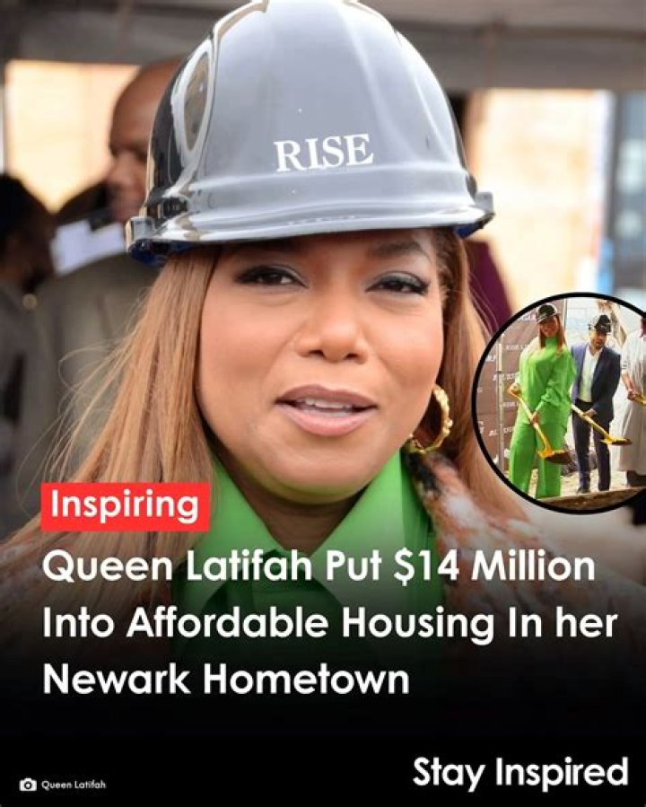 Queen Developer: Queen Latifah Bringing Affordable Housing to Hometown of Newark