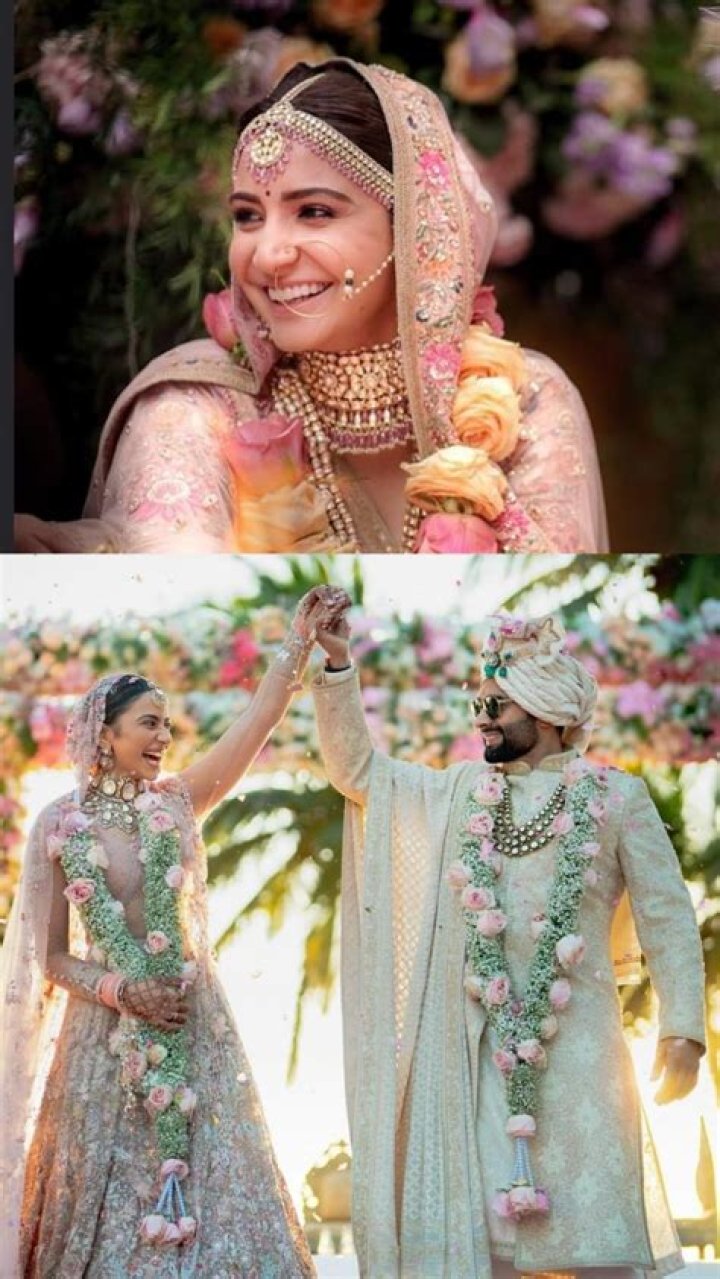 Rakul Preet Singh picks pastel nature-inspired Tarun Tahiliani lehenga for her wedding with Jackky Bhagnani