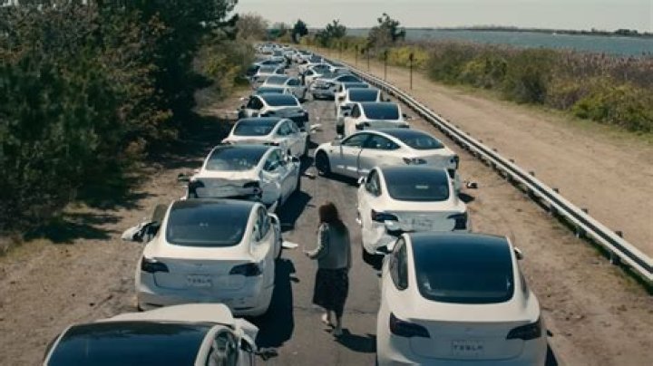 Reckless couple filmed sex tape in DRIVERLESS Tesla while it cruised down motorway on its own