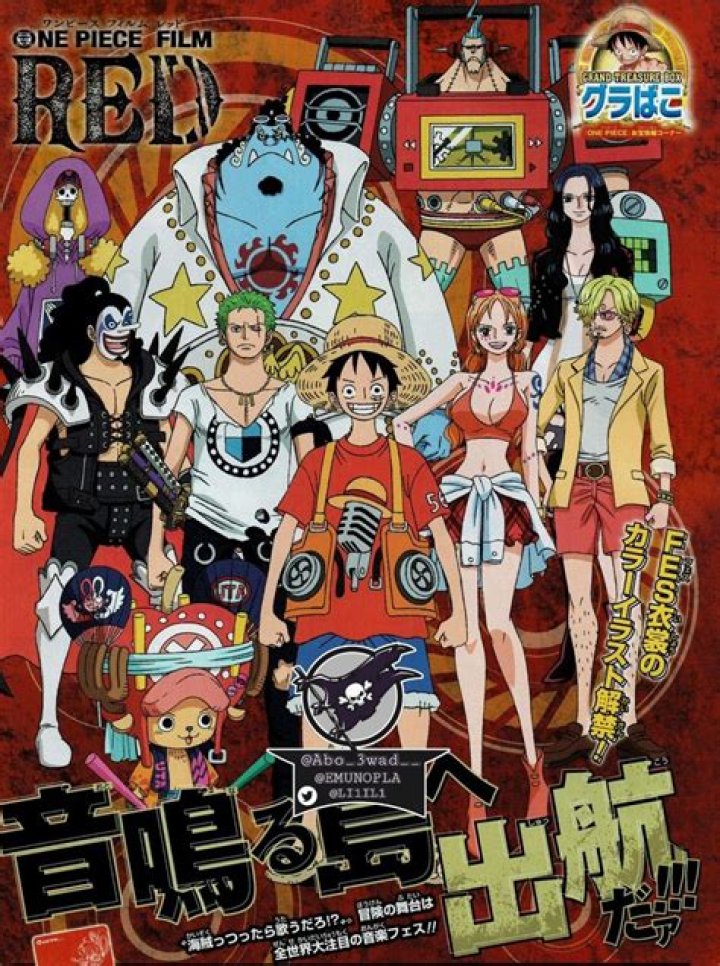 Red Poster Reveals The New Straw Hat Costumes