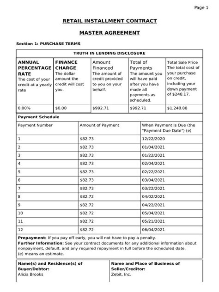 Retail-Installment-Contract | Optimum