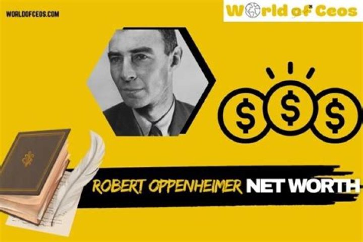 Robert Oppenheimer Net Worth 2024