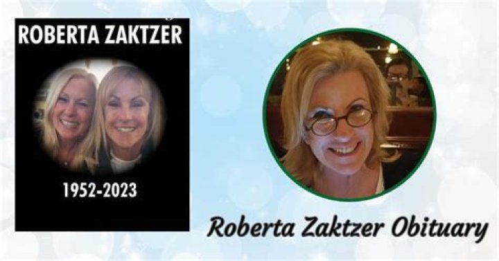 Roberta Zaktzer: Profession, Obituary, Cause Of Death And Updates