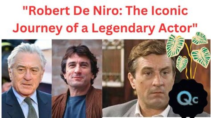 Roberto De Niro: Journey Of A Legendary Actor