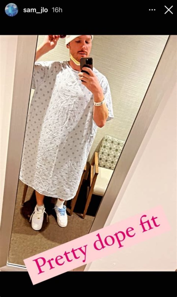 Siesta Key’s Sam Logan says ‘everything’s fine’ after hospital gown selfie
