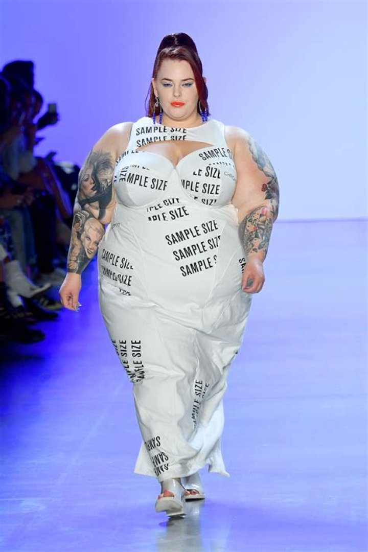 Size 20 British model hits back after Tess Holliday slammed plus-size stars who describe themselves as 'curvy'