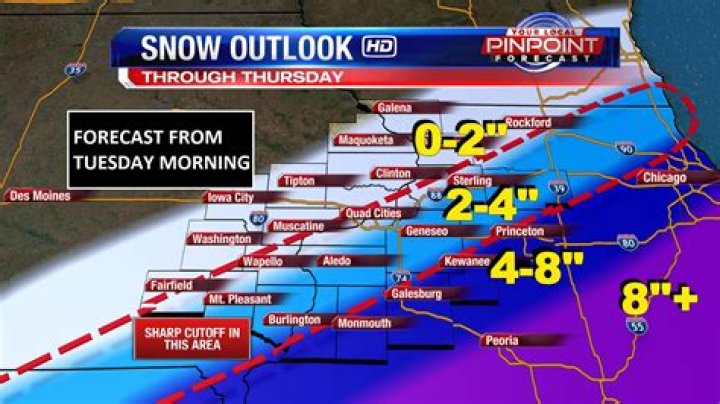 Snow totals from around the QCA