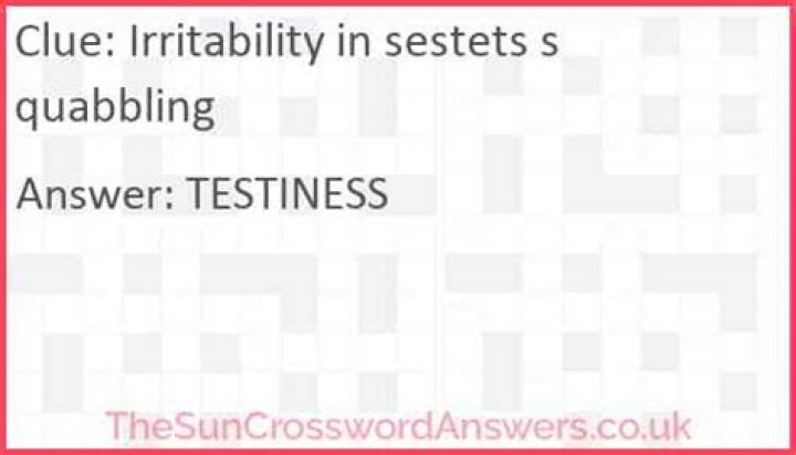 Squabbling Crossword Clue