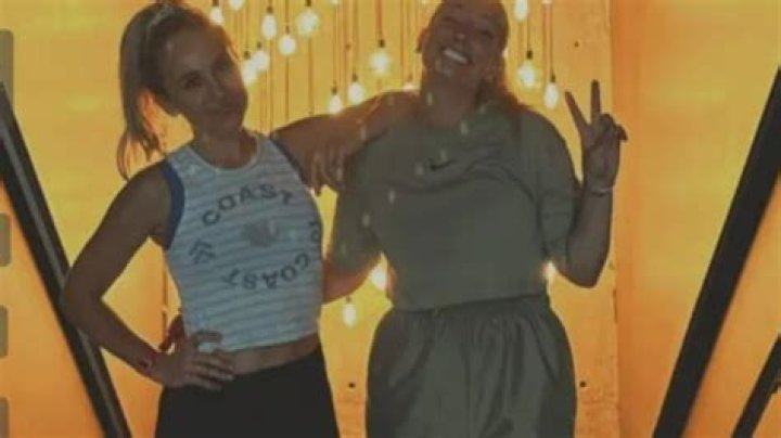 Stacey Solomon poses with her rarely-seen sister as they pose in gym gear for 6am workout