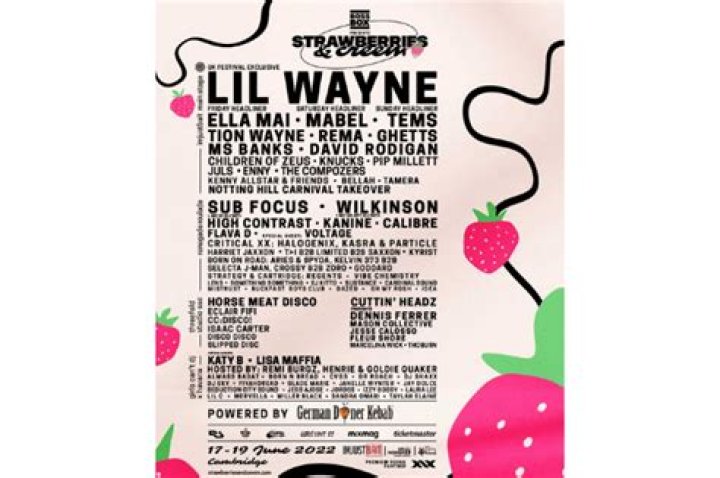 Strawberries and Creem 2022 festival tickets live now