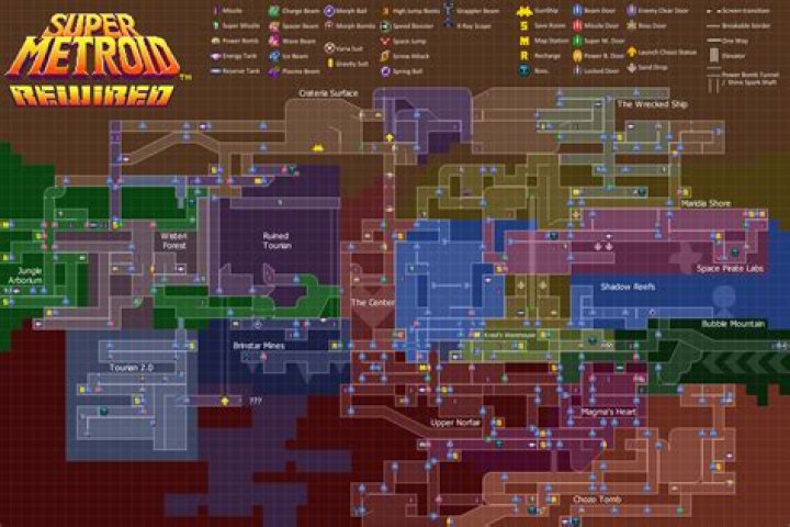 Super Metroid Rotation Hack Turns Zebes on its Side