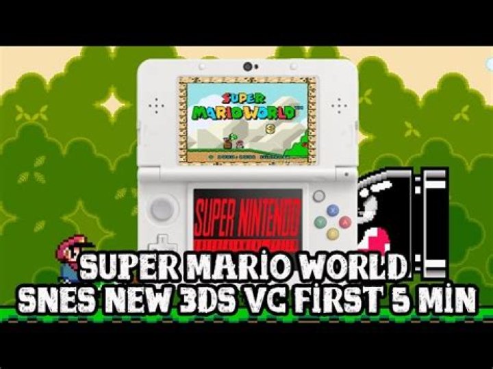 Super Nintendo Games Coming to New 3DS