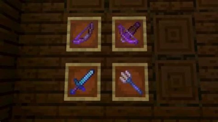 Sword, Axe, Bow, Crossbow, Trident, and More