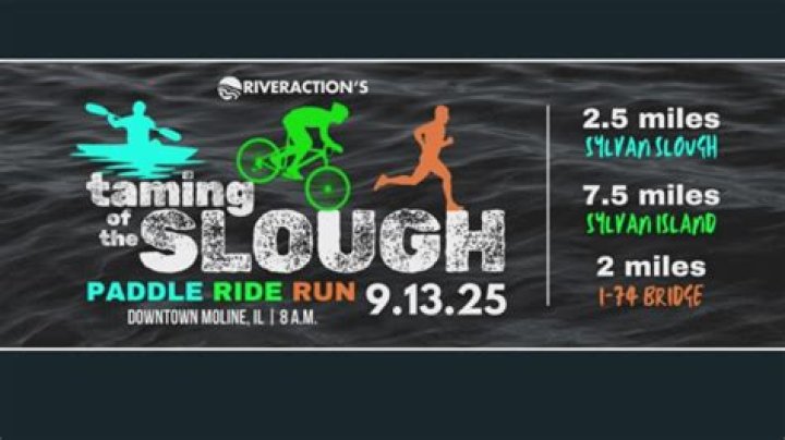 Taming of the Slough brings triathlon glory to Quad Cities