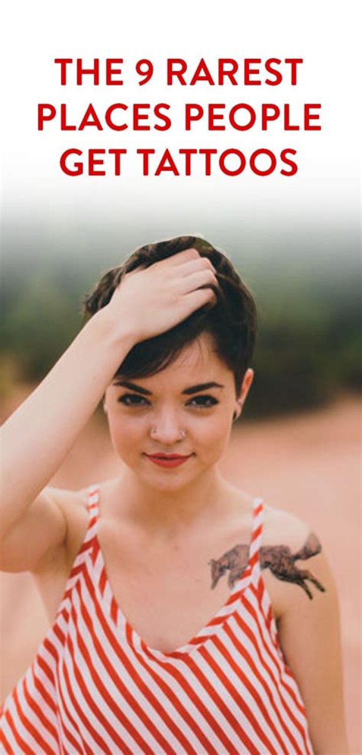 The 9 Rarest Places People Get Tattoos