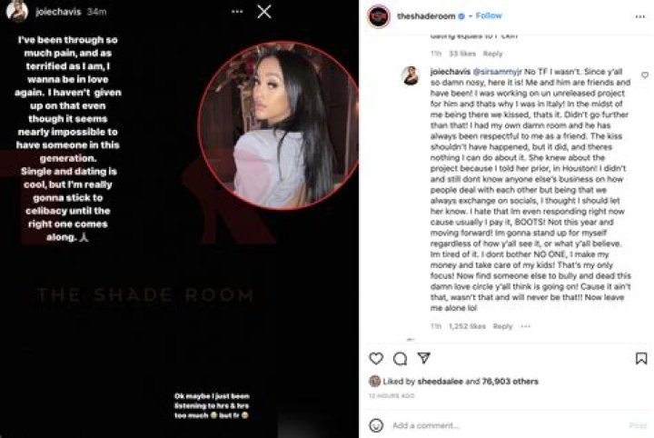 ‘The Kiss Shouldn’t Have Happened’: Joie Chavis Sets the Record Straight About Being In Italy Kissing Diddy Despite Him Seemingly Dating Yung Miami