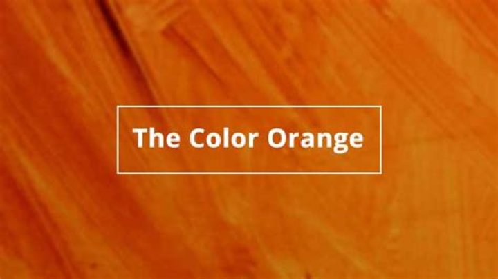 The Spontaneous Orange Color - The Positive and Negative Traits of Orange Color