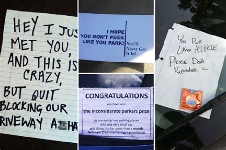 These are 11 of the funniest (and most offensive) notes left for bad parkers