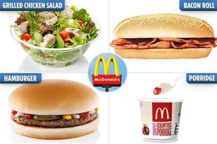 These are five of the healthiest things you can buy in McDonald’s… and the bacon roll and hamburger are on the menu