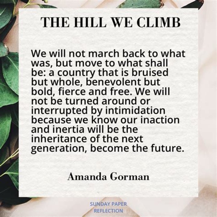 These Quotes From Amanda Gorman's Inauguration Poem 'The Hill We Climb' Will Inspire You
