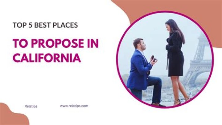 This Romantic Spot Has Been Named the Best Place to Propose in California