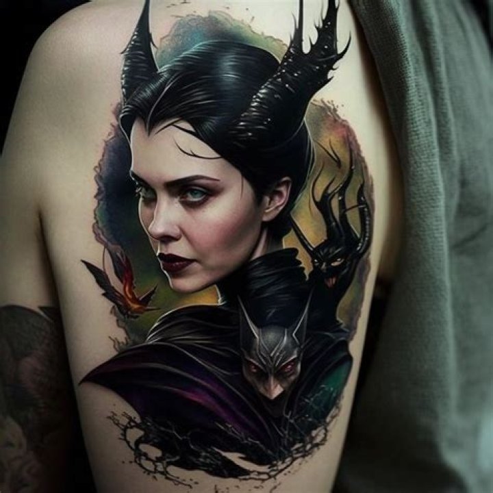 Top 65 Best Maleficent Tattoo Ideas – [2022 Inspiration Guide]