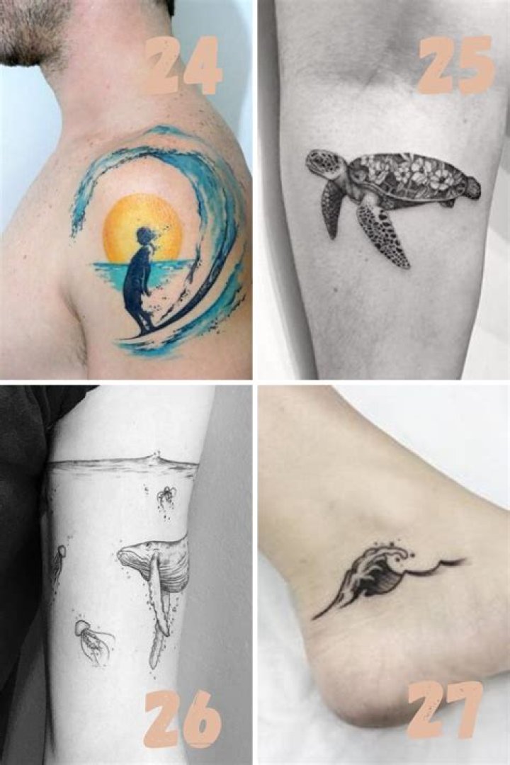 Top 77 Best Ocean Tattoo Ideas – [2022 Inspiration Guide]