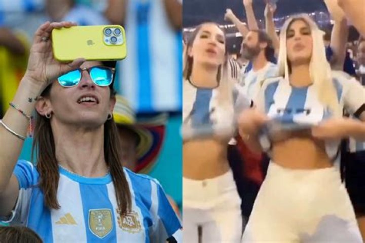 Topless Argentina fan breaks silence by posting more naked vids as she and fellow flasher pal dodge punishment in Qatar