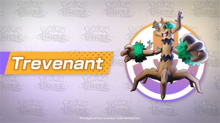 Trevenant Announced for Pokémon Unite