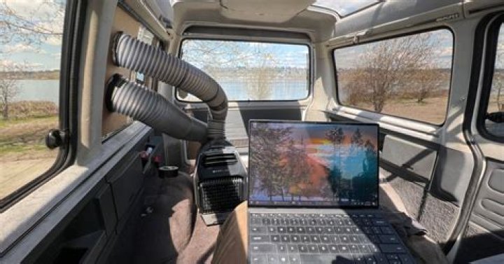 Turning a van into an office with the EcoFlow Wave 2