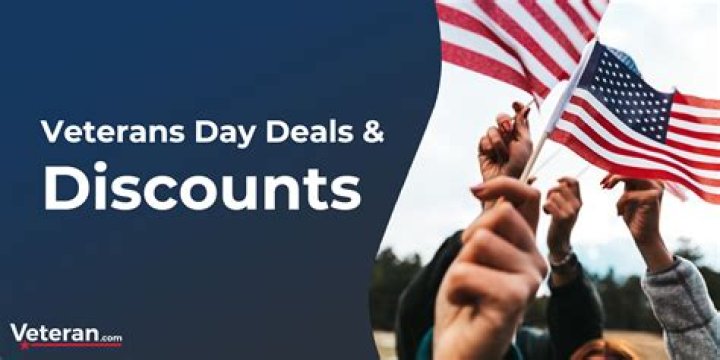 Veterans can enjoy deals and discounts galore Veterans Day