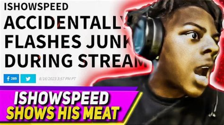 Video of IShowSpeed accidentally flashing his 'meat' live on YouTube traumatizes viewers