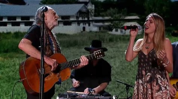 Watch America’s Got Talent golden buzzer winner Lily Meola perform with Willie Nelson