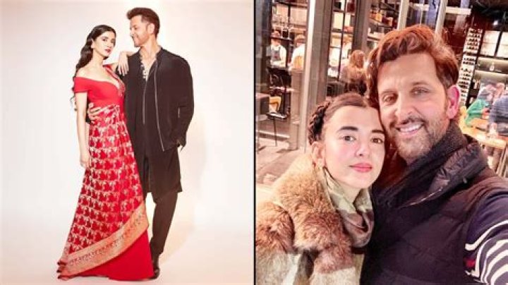 WATCH: Fighter star Hrithik Roshan and GF Saba Azad twin in black; couple leaves together post-screening